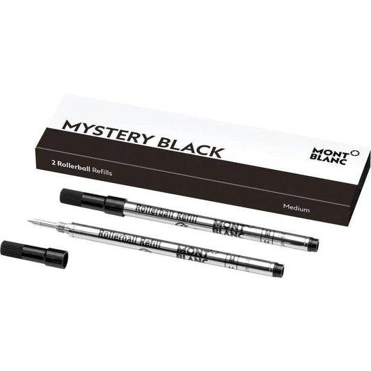 Montblanc 2 Rollerball-Minen (M) Mystery Black schwarz 128231