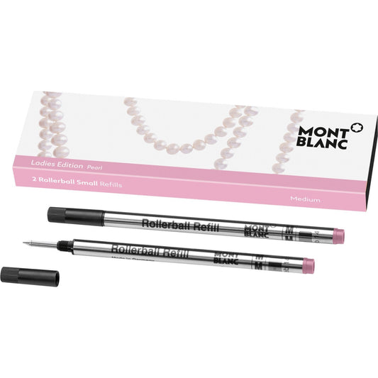 Montblanc 2 kleine Nachfüllungen für Roller Mozart (M) Ladies Edition Perle (rosa) 118887