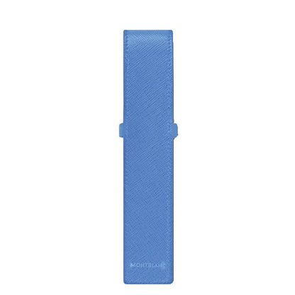 Montblanc Federmäppchen für 1 Schreibgerät Sartorial himmelblau 198253