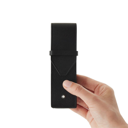 Montblanc Etui für 2 Schreibgeräte Montblanc Sartorial schwarz 130751