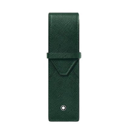 Montblanc Etui für 2 Schreibgeräte Montblanc Sartorial Grün 131205