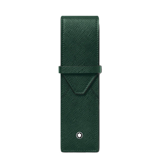 Montblanc Etui für 2 Schreibgeräte Montblanc Sartorial Grün 131205