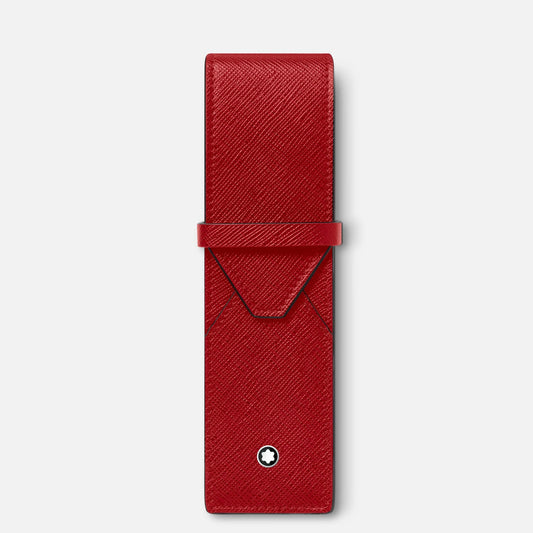 Montblanc Stifteetui für 2 Schreibgeräte Montblanc Sartorial rot 131204
