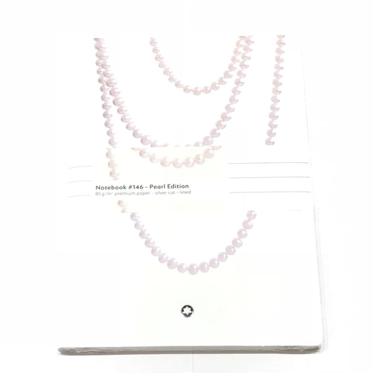 Montblanc Notizblock Notizbuch 146 liniert Damen Edition Pearl Luxus Schreibwaren 118641
