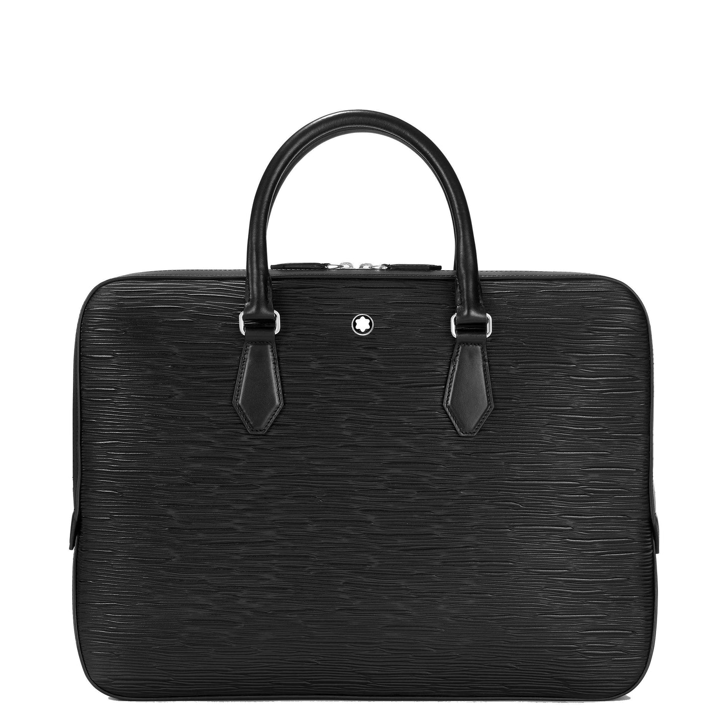 Montblanc Meisterstück 4810 schwarze schlanke Dokumententasche 130912