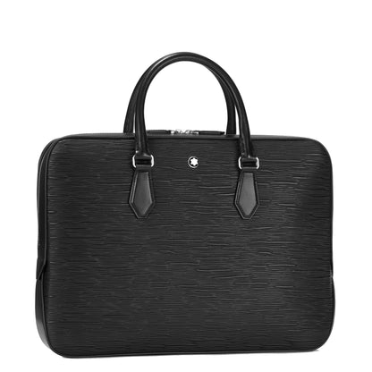 Montblanc Meisterstück 4810 schwarze schlanke Dokumententasche 130912