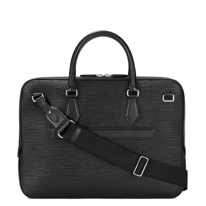 Montblanc Meisterstück 4810 schwarze schlanke Dokumententasche 130912