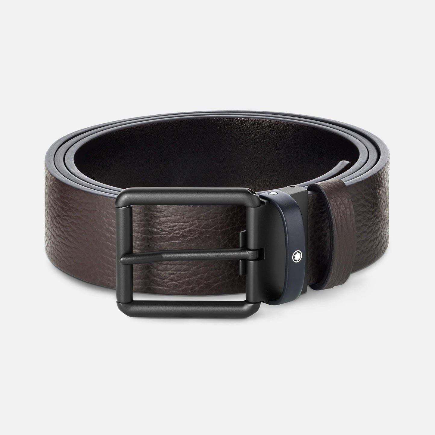 Montblanc Gürtel 35mm PVD-Dornschließe schwarz wendbar schwarz/braun 131187