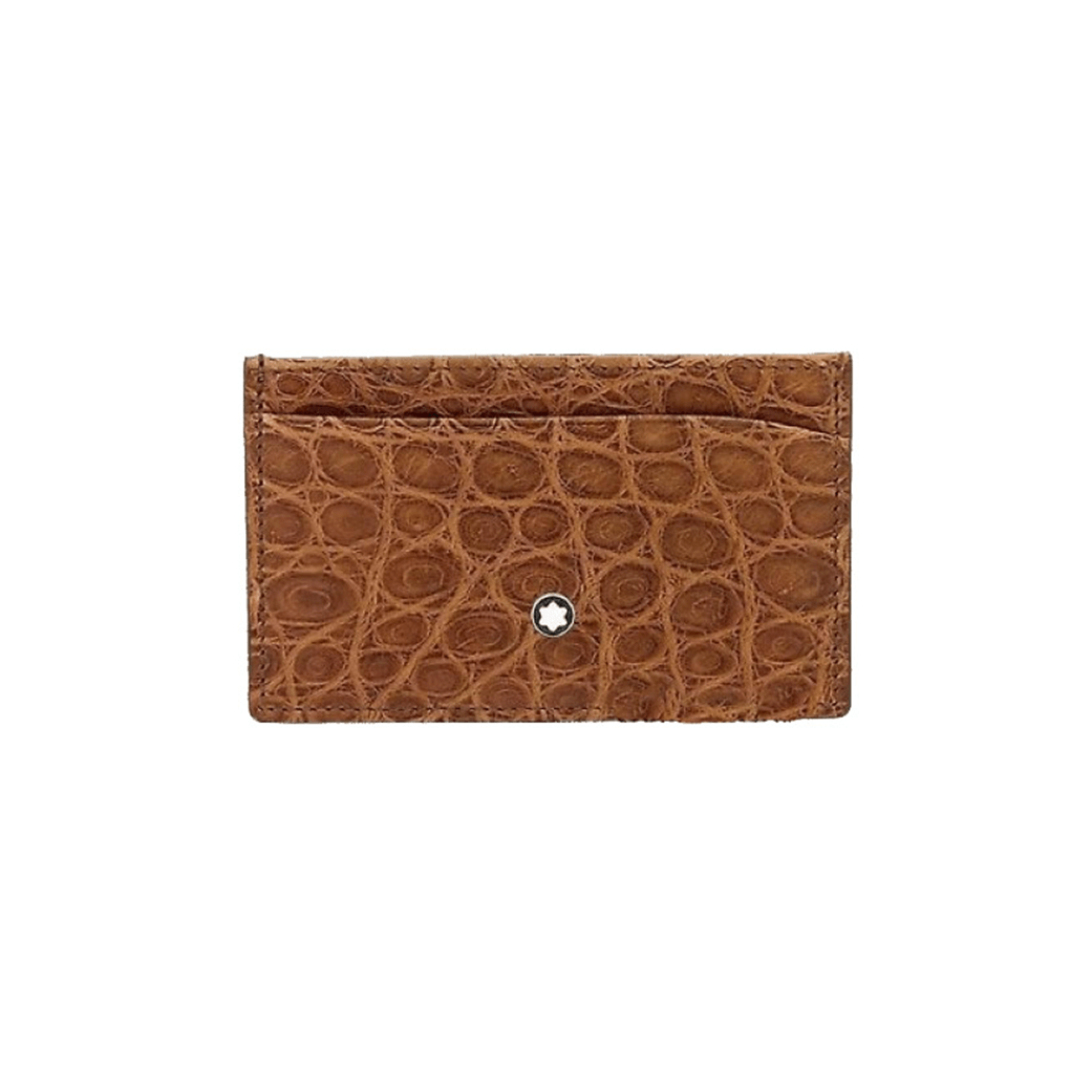 Montblanc 3-Fach-Etui Meisterstück Atelier Alligator braun 113723