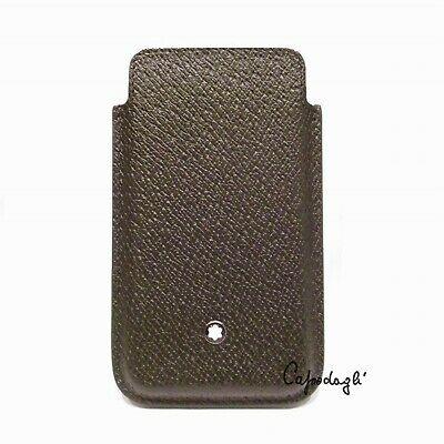 Montblanc Smartphone-Lederhülle Sartorial, moosgrün 109188