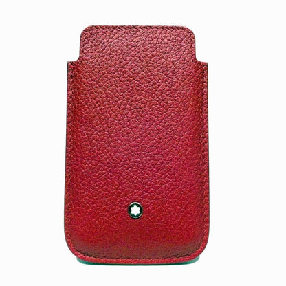 Montblanc Soft Grain Smartphone-Lederhülle Rot 109148