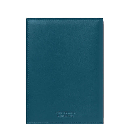 Montblanc Reisepassetui Meisterstück Selection Soft Petrolblau 131263