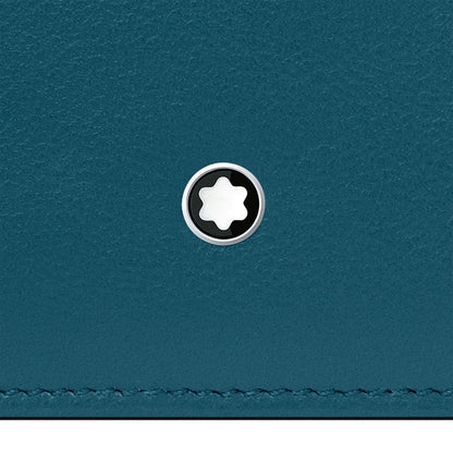 Montblanc Reisepassetui Meisterstück Selection Soft Petrolblau 131263