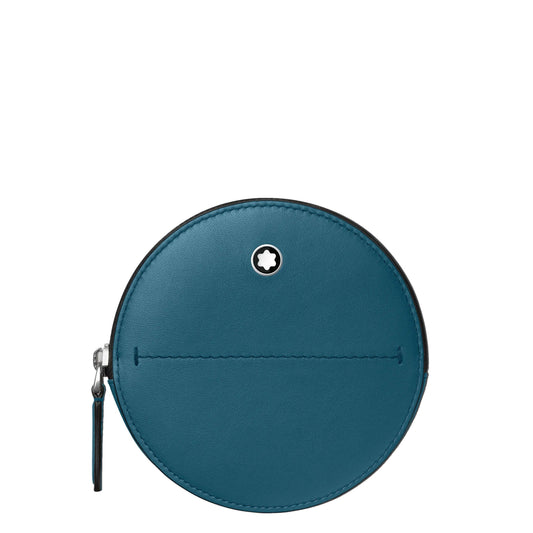 Montblanc runde Etui Meisterstück Selection Soft Ozeanblau 131261