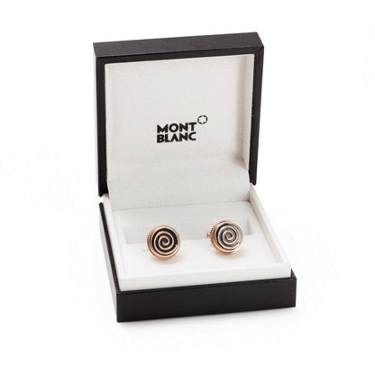 Montblanc Manschettenknöpfe Jazz Miles Davis Stahl PVD Roségold-Finish 114780
