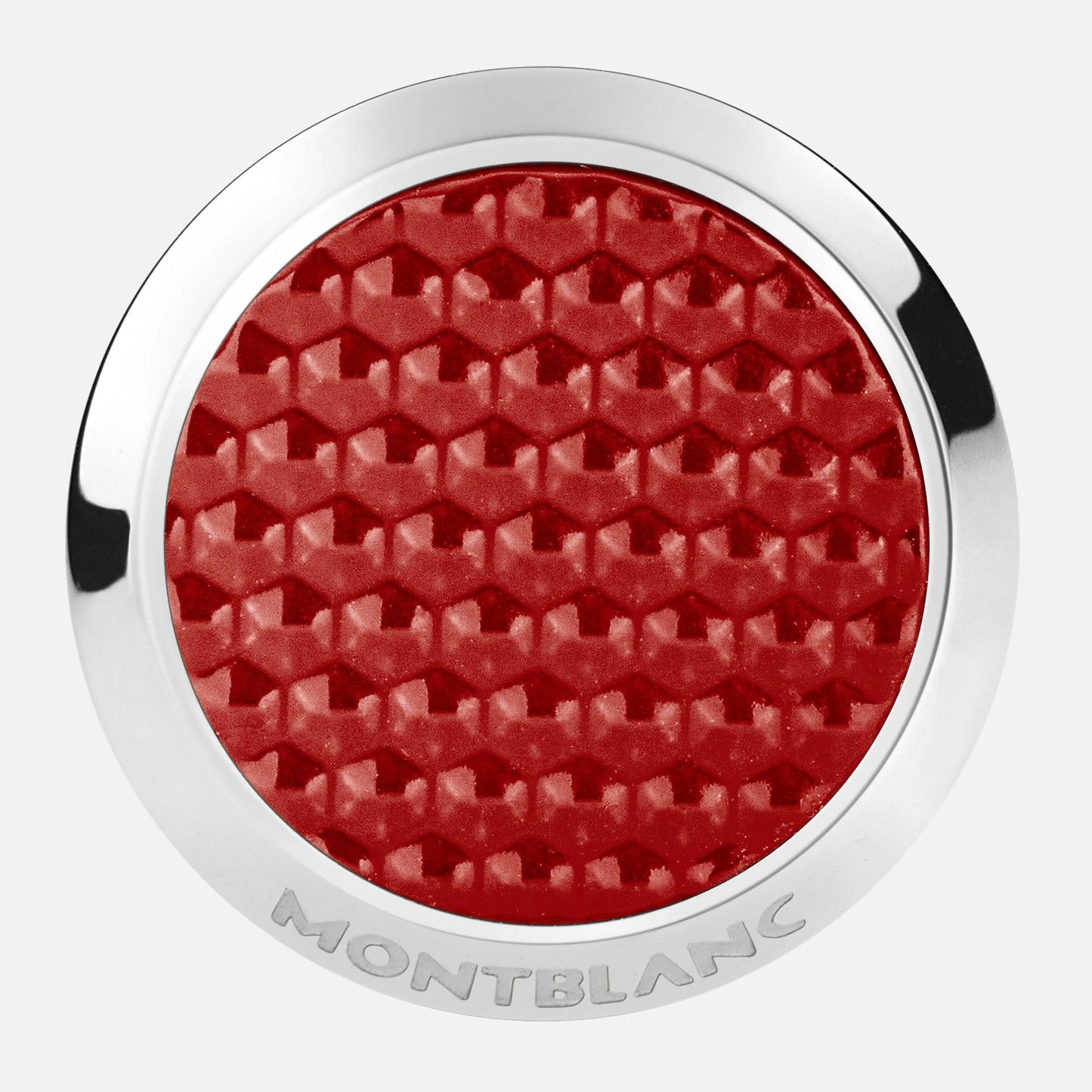 Montblanc Manschettenknöpfe Meisterstück Rot Stahl 130269