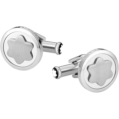 Montblanc Manschettenknöpfe Star Stahl 116660