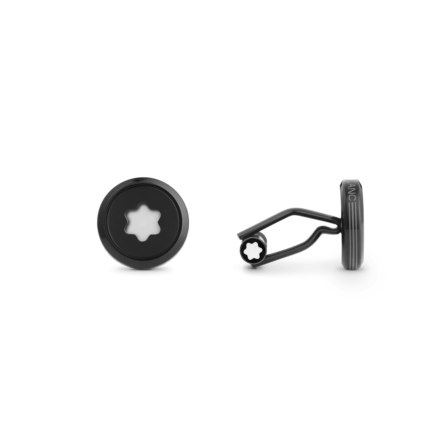 Montblanc Manschettenknöpfe StarWalker Black Cosmos Stahl Schwarz 129788
