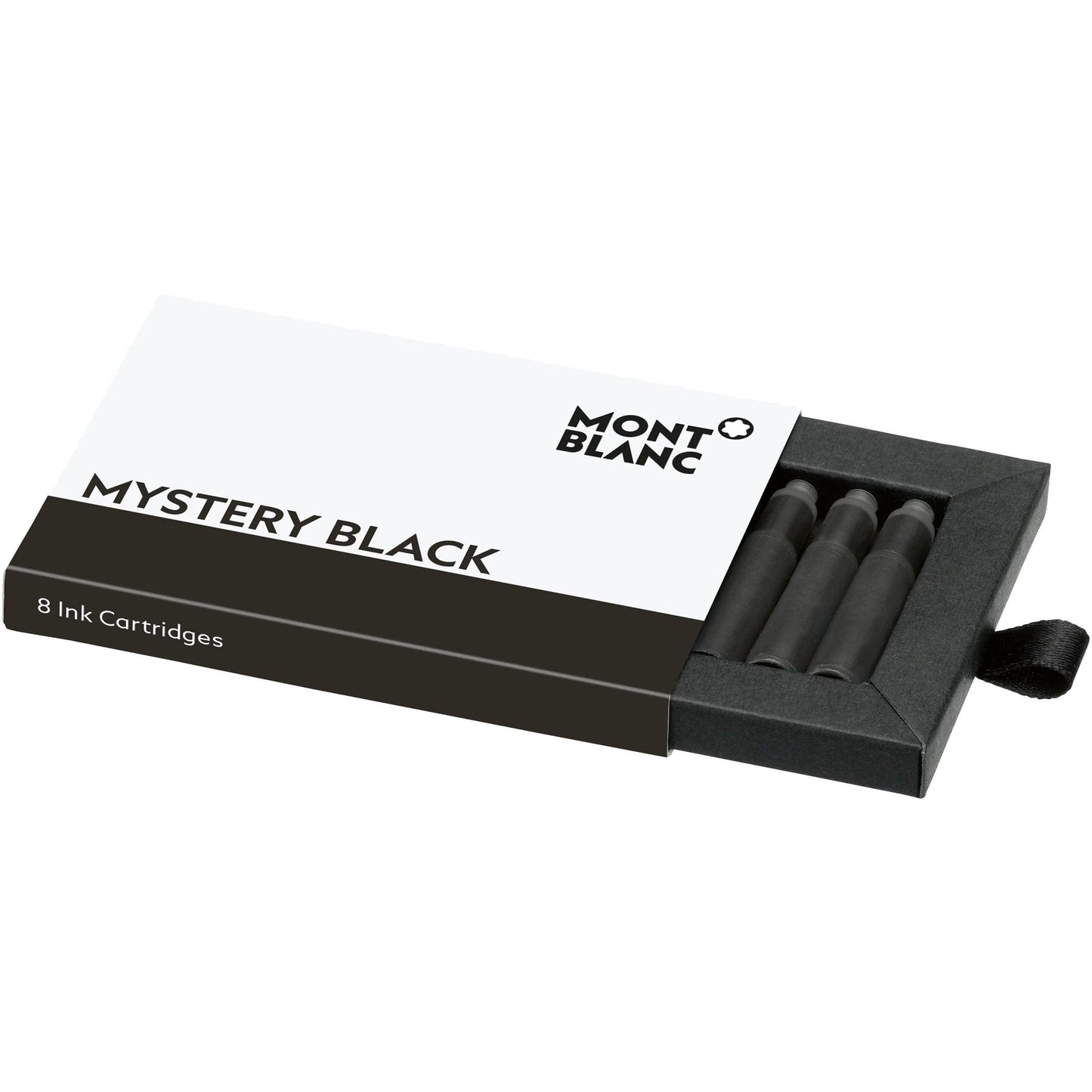 Montblanc Tintenpatronen Mystery Black (schwarz) Packung mit 8 Stück 128197