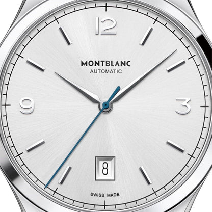 Montblanc Uhr Heritage Chronometrie 40mm Silber Automatik Stahl 112533
