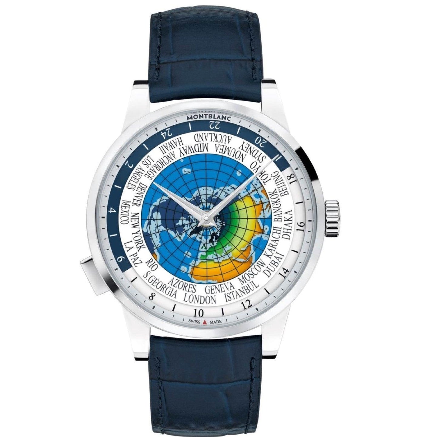 Montblanc Uhr Heritage Spirit Orbis Terrarum Latino Unicef Limited Edition Automatik Stahl 116533
