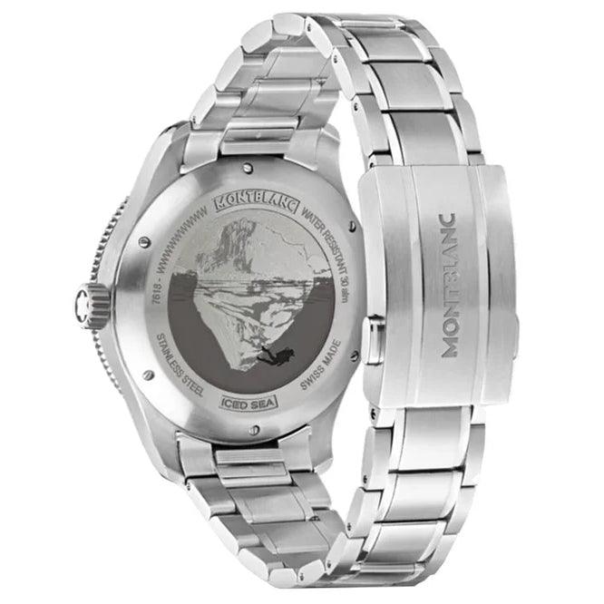 Montblanc Uhr Iced Sea Date 41mm bordeaux automatisch Stahl 132291