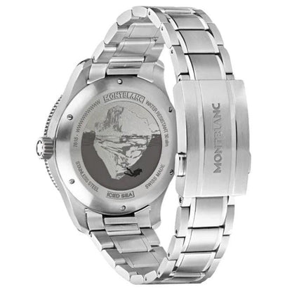 Montblanc Uhr Iced Sea Date 41mm bordeaux automatisch Stahl 132291