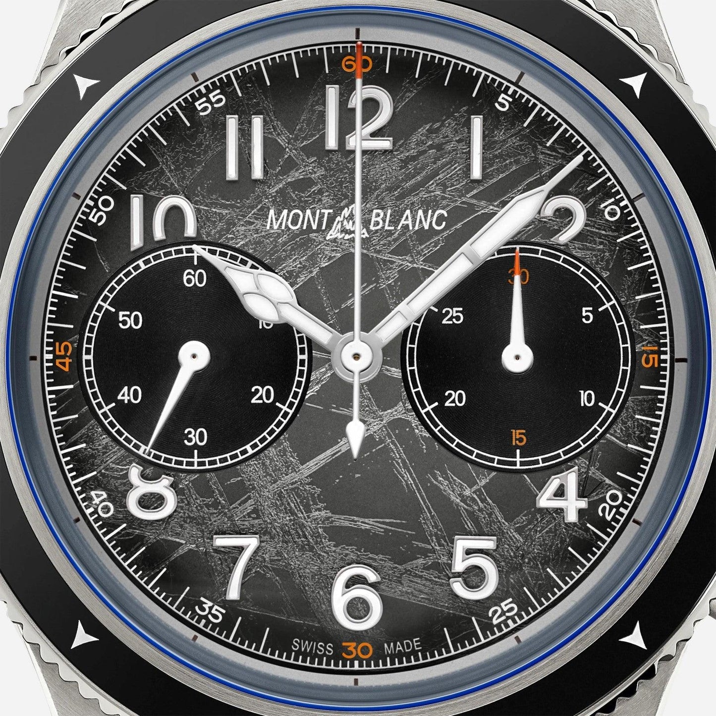 Montblanc Uhr Montblanc 1858 Automatic Chronograph 0 Oxygen The 8000 42mm grau Automatik Stahl 130983