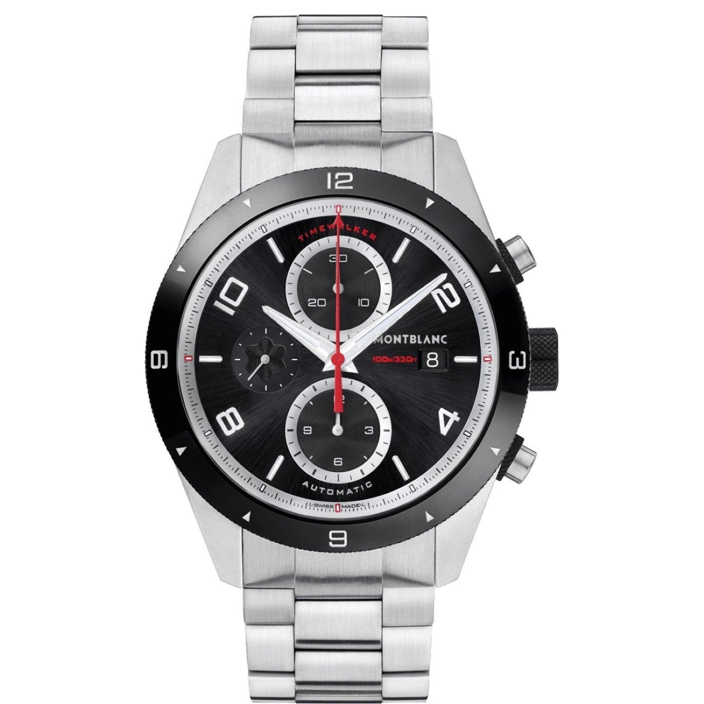 Montblanc Uhr Timewalker Chronograph Automatik Stahl 116097