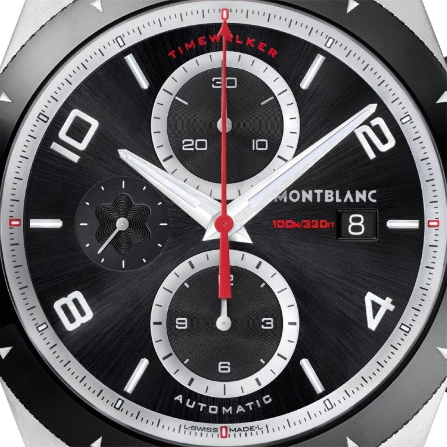 Montblanc Uhr Timewalker Chronograph Automatik Stahl 116097