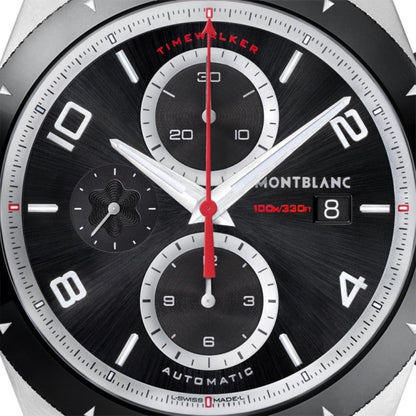 Montblanc Uhr Timewalker Chronograph Automatik Stahl 116097