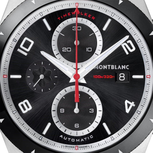 Montblanc Uhr Timewalker Chronograph Automatik Stahl 116097