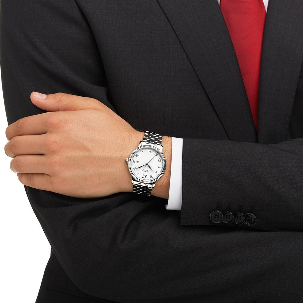Montblanc Armbanduhr Tradition Date Automatic 40mm Stahl 112610