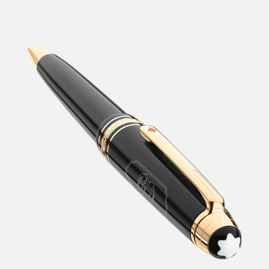 Montblanc Midsize Kugelschreiber Meisterstück Around the World in 80 Days dunkelgrau 128380