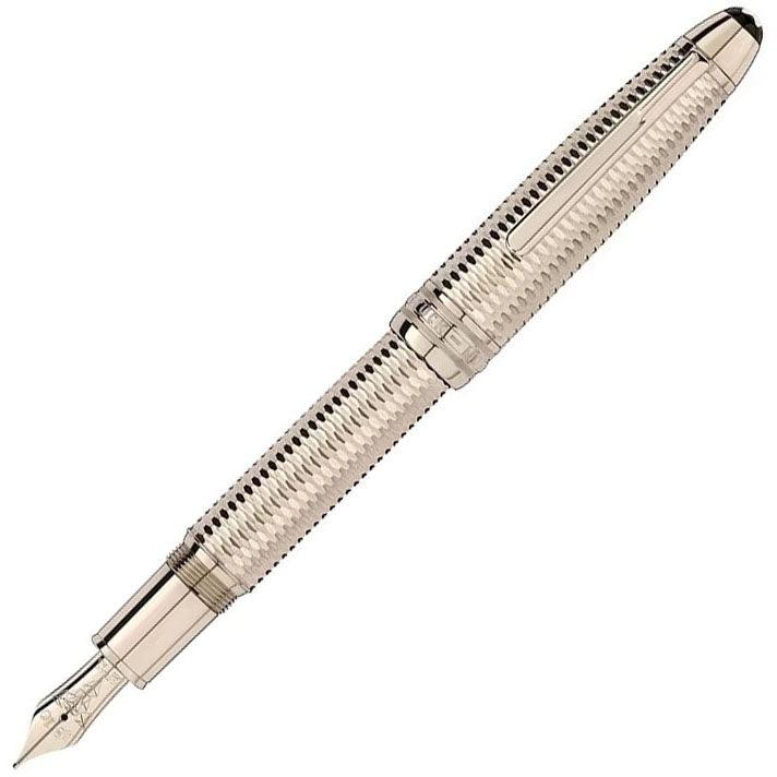Montblanc Füllfederhalter Meisterstück Geometry Solitaire LeGrand goldfarbene Veredelung markant M 118101