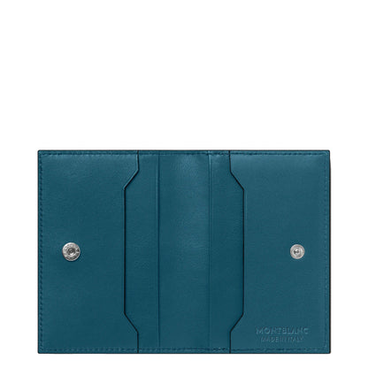 Montblanc Kartenhalter 4 Fächer Meisterstück Selection Soft Petrol 131258