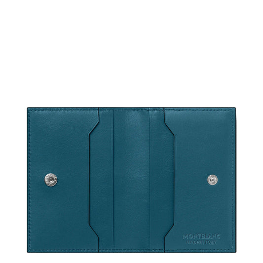 Montblanc Kartenhalter 4 Fächer Meisterstück Selection Soft Petrol 131258