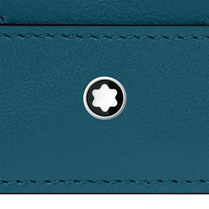 Montblanc Kartenhalter 4 Fächer Meisterstück Selection Soft Petrol 131258