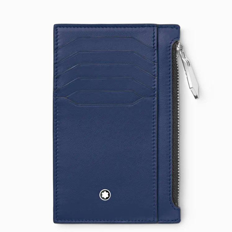 Montblanc Kartenetui 8 Fächer mit Reißverschluss Meisterstück blau 131698