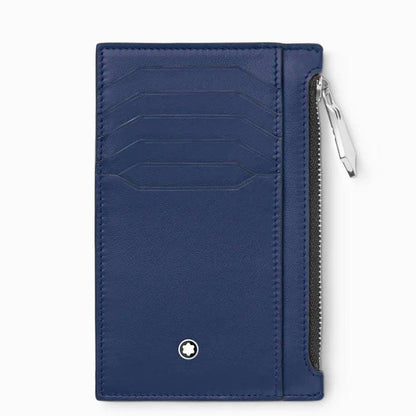 Montblanc Kartenetui 8 Fächer mit Reißverschluss Meisterstück blau 131698