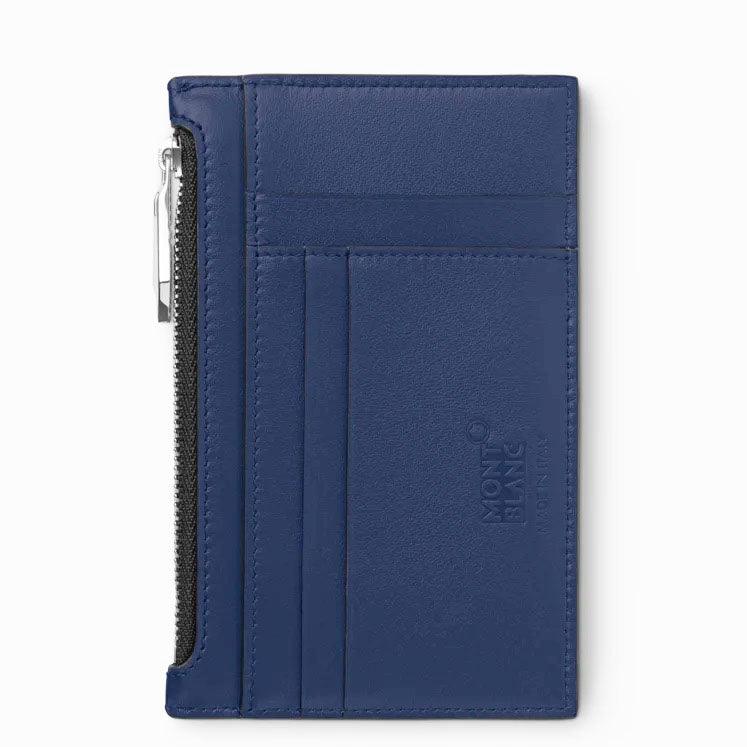 Montblanc Kartenetui 8 Fächer mit Reißverschluss Meisterstück blau 131698