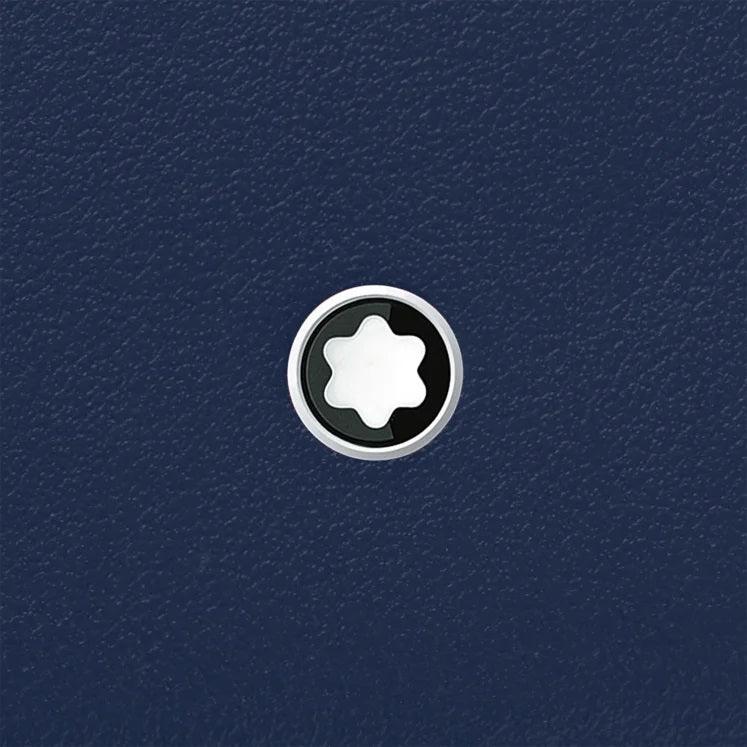 Montblanc Kartenetui 8 Fächer mit Reißverschluss Meisterstück blau 131698