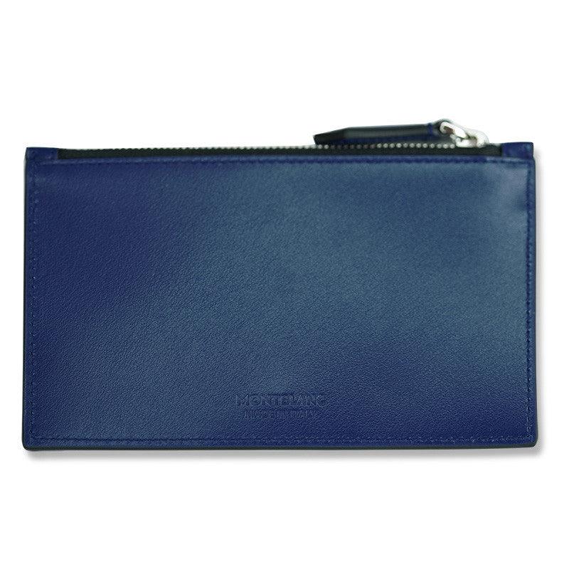Montblanc Kartenetui mit Reißverschluss Meisterstück blau 130453