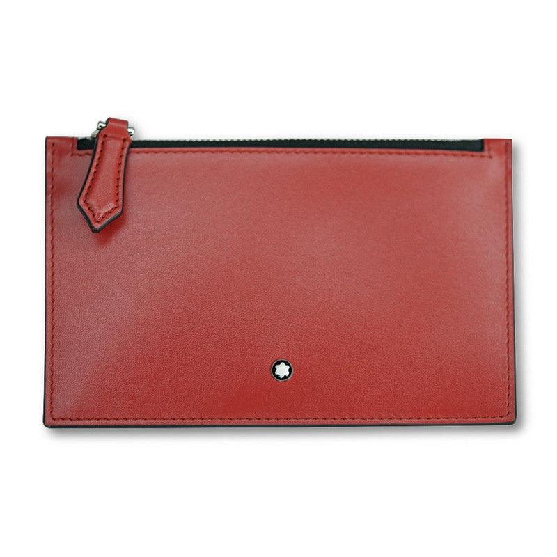 Montblanc Meisterstück Reißverschluss-Kartenetui rot 129908