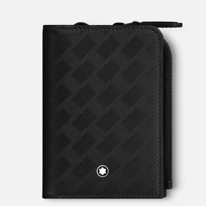Montblanc Kreditkartenetui 3 Fächer mit Reißverschluss Montblanc Extreme 3.0 schwarz 129980