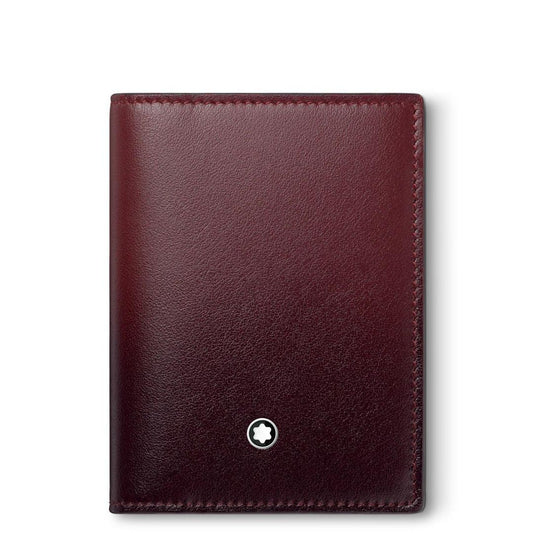 Montblanc Kreditkartenetui 4 Fächer Meisterstück Bordeaux 131683