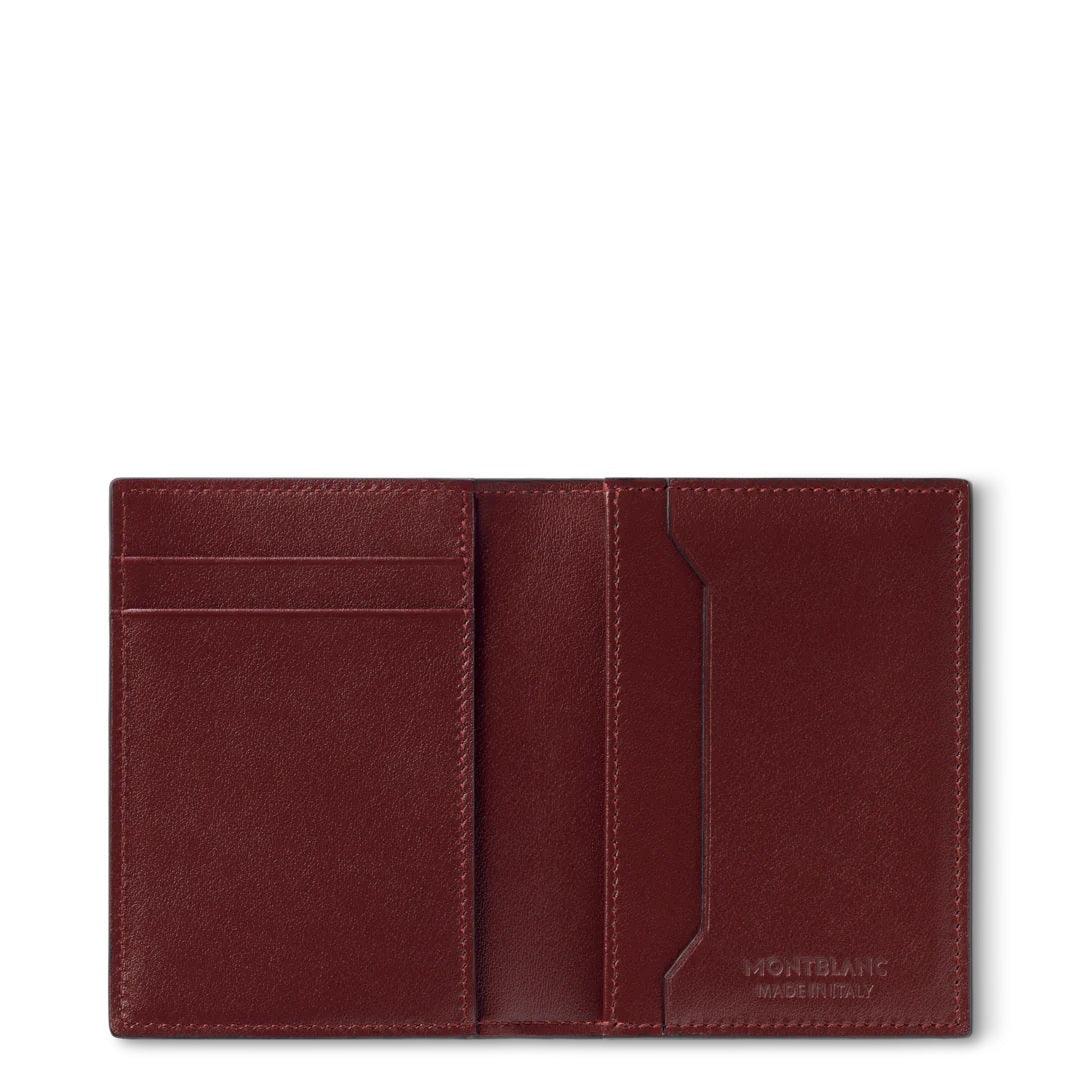 Montblanc Kreditkartenetui 4 Fächer Meisterstück Bordeaux 131683