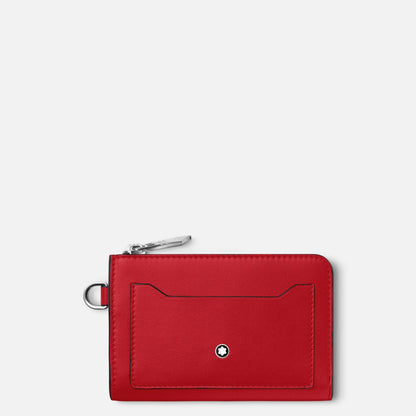 Montblanc Schlüsselanhänger Meisterstück mit 4 Fächern rot/schwarz 129691