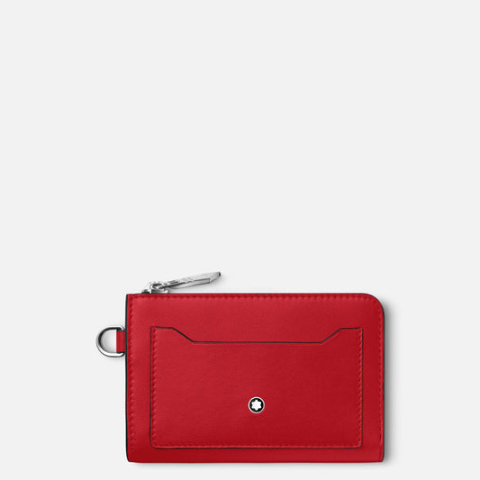 Montblanc Schlüsselanhänger Meisterstück mit 4 Fächern rot/schwarz 129691