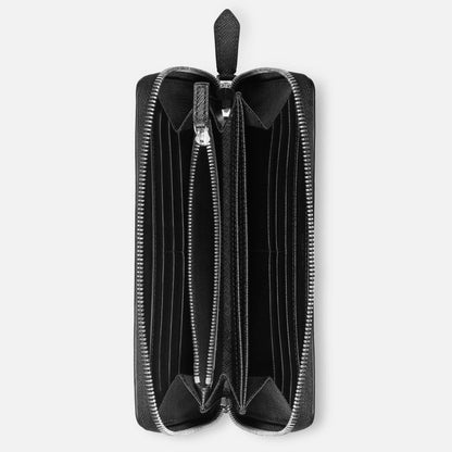 Montblanc 12-Fächer-Reißverschlussbrieftasche Montblanc Sartorial schwarz 130319